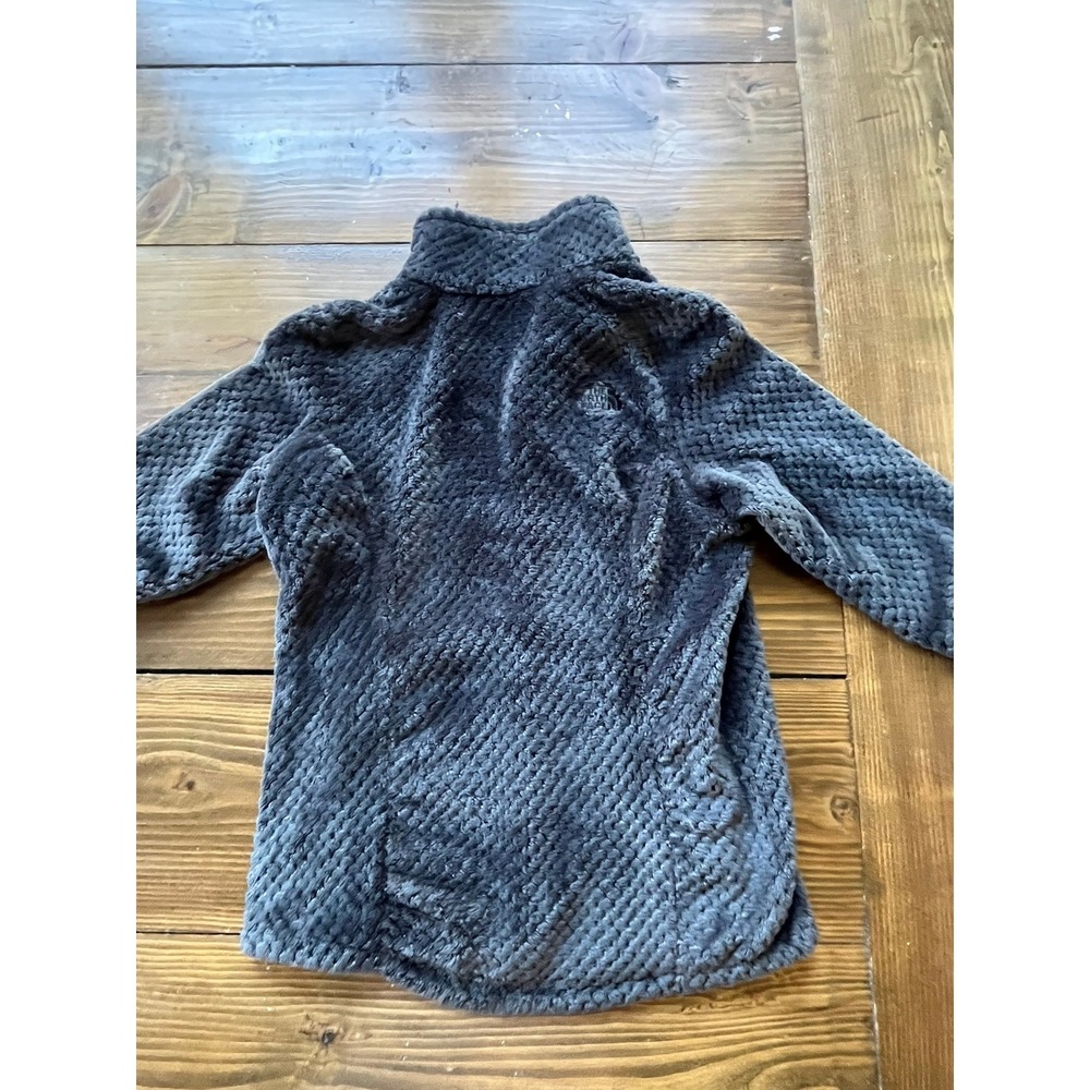The North Face Osito Fleece Jacket Womens Small Gray Full Zip High Pile Plush - Picture 6 of 8